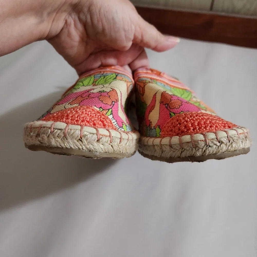 Sakroots Shoes Ella Color Block Espadrille Slip-On Flats